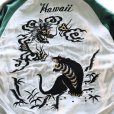 画像19: TAILOR TOYO テーラー東洋 TT15877-128 Late 1950s Style Acetate Souvenir Jacket “HAWAII MAP” × “DRAGON & TIGER” アセテートスーベニアジャケット スカジャン ハワイMAP 龍虎 ハワイ柄 リバーシブル 2トーン 両面アセテート生地 スーベニアジャケット 刺繍 (19)