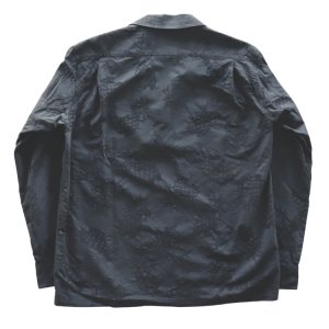 画像13: CUSHMAN クッシュマン 25616 PINEAPPLE JACQUARD OPEN COLLAR SHIRTS パイナップルジャガードオープンカラーシャツ 長袖シャツ メンズ パイナップル柄 ジャガード織り