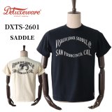 DELUXEWARE デラックスウエア DXTS-2601 SADDLE サドル プリントTシャツ 半袖Tシャツ 最高強度Tシャツ 最高品質 DXTシリーズ ヘビーウエイト 純国産品