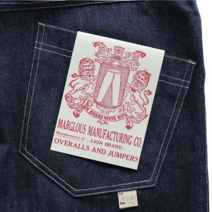 画像19: DAPPER'S ダッパーズ LION-002 LION BRAND Denim Work Pants with Buckle Back ライオンブランド デニムワークパンツ バックルバック デニムパンツ メンズ ワークパンツ ペインターパンツ