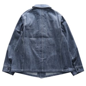 画像14: DAPPER'S ダッパーズ LION-001 LION BRAND Denim Coverall Jacket ライオンブランド デニムカバーオールジャケット デニムジャケット メンズ カバーオール