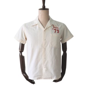 画像4: STUDIO D'ARTISAN ステュディオダルチザン 5743 ボーリングシャツ 半袖シャツ メンズ アメカジ ダルチボーリングシャツ