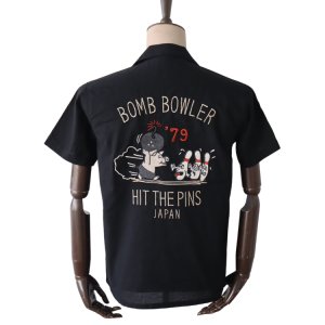 画像3: STUDIO D'ARTISAN ステュディオダルチザン 5743 ボーリングシャツ 半袖シャツ メンズ アメカジ ダルチボーリングシャツ