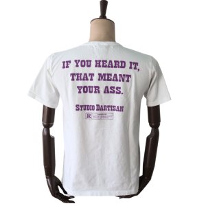 画像5: STUDIO D'ARTISAN ステュディオダルチザン 8211A USA cotton print T コットンプリントT 半袖Tシャツ メンズ アメカジ USコットンボディー ダルチ豚 パロディーシリーズ