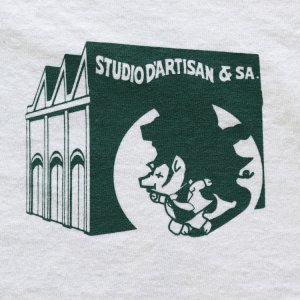 画像9: STUDIO D'ARTISAN ステュディオダルチザン 8211B USA cotton print T コットンプリントT 半袖Tシャツ メンズ アメカジ USコットンボディー ダルチ豚 パロディーシリーズ