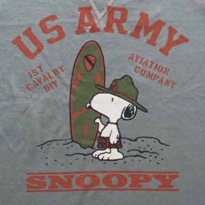 画像7: TOYS McCOY トイズマッコイ TMC2629 PEANUTS TEE SNOOPY " U S ARMY "ピーナッツT スヌーピー USアーミー 半袖Tシャツ ピーナッツ スヌーピー プリントT リンガーT