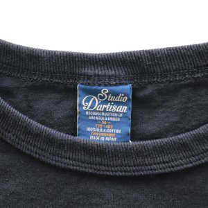 画像9: STUDIO D'ARTISAN ステュディオダルチザン 8212B USA cotton print T コットンプリントT 半袖Tシャツ メンズ アメカジ USコットンボディー ダルチ豚 パロディーシリーズ