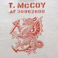 画像16: TOYS McCOY トイズマッコイ TMC2608 MILITARY TEE T. McCOY "AF 30962600" ミリタリーT 半袖Tシャツ L-2 TEST SAMPLE プリントT ドラゴン (16)