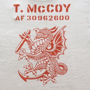 画像16: TOYS McCOY トイズマッコイ TMC2608 MILITARY TEE T. McCOY "AF 30962600" ミリタリーT 半袖Tシャツ L-2 TEST SAMPLE プリントT ドラゴン