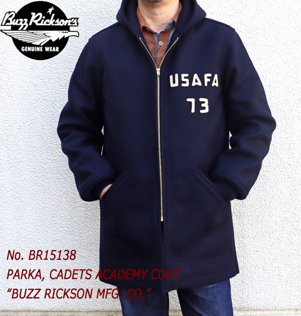 BUZZ RICKSON'S バズリクソンズ BR15138 PARKA, CADETS ACADEMY COAT ...