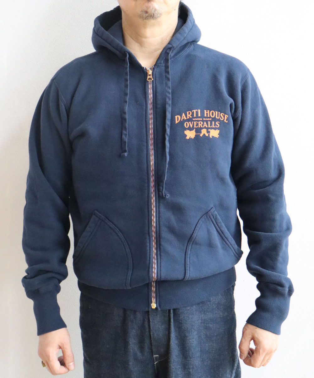 STUDIO'ARTISAN ステュディオダルチザン 8087 プリントZIPパーカー