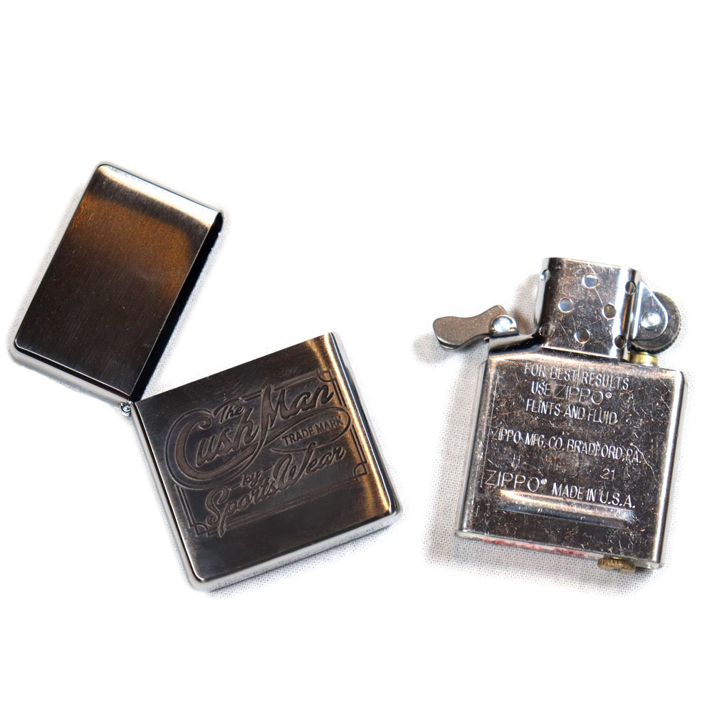 CUSHMAN クッシュマン 100個限定!! オリジナル ジッポ ライター LOT. 29270 CUSHMAN ORIGINAL ZIPPO フラットトップモデル - TOP CUSHMAN クッシュマン 100個限定!! オリジナル ジッポ ライター LOT. 29270 CUSHMAN ORIGINAL ZIPPO フラットトップモデル - TOP