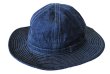 画像2:  BUZZ RICKSON'S バズリクソンズ BR01476 デニムハット　HAT,WORKING,DENIM ワンウォッシュ済み　ARMY アーミー　ミリタリー　グッズ　帽子 (2)