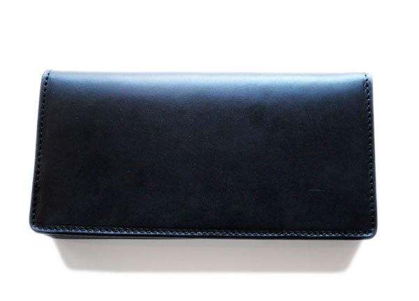 画像4: ART BAROWNアートブラウン VGW00105AB　クロムエクセル トラッカーズウォレットM　ホーウィン社　オイルドレザー　本革　ヌメ　ブラック　グッズ　ウォレット　長財布 (4)