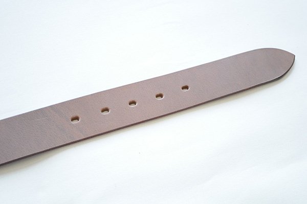 画像14: ART BROWN アートブラウン VGB40142AB クロムエクセルレザー 40mm幅 真鍮バックル ギャリソンベルト プルアップレザー ゴールド ホーウィン社  オイルドレザー グッズ ベルト 日本製 (14)