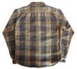 画像16: MOMOTAROU JEANS　桃太郎ジーンズ　05-310　オリジナルチェック・ワークシャツ　裏起毛　ネルシャツ　コットン100％　トップス (16)