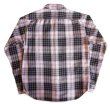 画像10: MOMOTAROU JEANS　桃太郎ジーンズ　05-310　オリジナルチェック・ワークシャツ　裏起毛　ネルシャツ　コットン100％　トップス (10)