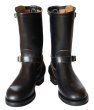 画像3: BILT BUCK ビルトバック Lot.444 Engineer Boots  Horsebutt Black エンジニアブーツ ホースバット ブラック ATTRACTIONSアトラクションズ フルベジタブルタンニング・ホースバットレザー BILTBUCKオリジナルセパレートソール (3)