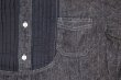 画像5: graphzero グラフゼロ GZ-PTDL-0208 プリーテッドドレスL/Sシャツ きれいなシルエットで着られる デニムシャツ クラシカル ワーク 男女兼用 ユニセックス 長袖シャツ (5)