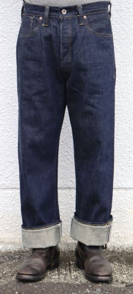 画像3: BUZZ RICKSON'S バズリクソンズ  BR43041 WORLD WAR II WAIST OVERALLS 大戦 ジーパン 13.6oz デニム ウエスト オーバーオールス  standard straight スタンダード ストレートタイプ  made in japan 5pocket denimpants 5ポケット ジーンズ ジーパン デニムパンツ 国産デニム “FOR THE DURATION” (3)