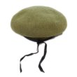 画像8: DAPPER'S ダッパーズ lot.1598 ARMY Style Woolen Beret アーミースタイル ベレー帽 ウール 100% ミリタリー 帽子 オリーブソリッド ブラックソリッド (8)