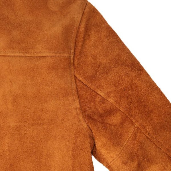 画像19: Y'2 LEATHER ワイツーレザー WJ-02 STEER SUEDE LUNCH COAT ステア スウェード ランチコート  ウールパイル ライナー (19)