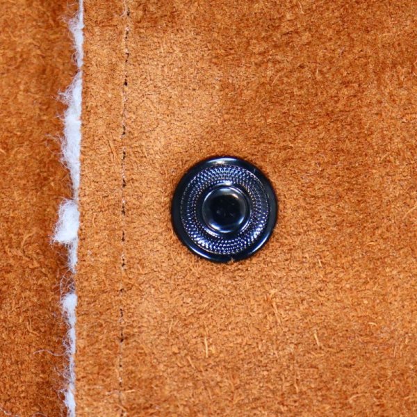 画像13: Y'2 LEATHER ワイツーレザー WJ-02 STEER SUEDE LUNCH COAT ステア スウェード ランチコート  ウールパイル ライナー (13)