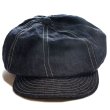 画像3: CUSHMAN クッシュマン 29232 キャスケット 被り方を変えられるので自分のスタイルに合わせやすい！ クッシュマン 人気定番 CASQUETTE コットン100％ 10oz デニム生地 BULACK CHAMBRAY ブラックシャンブレー グッズ 帽子 (3)