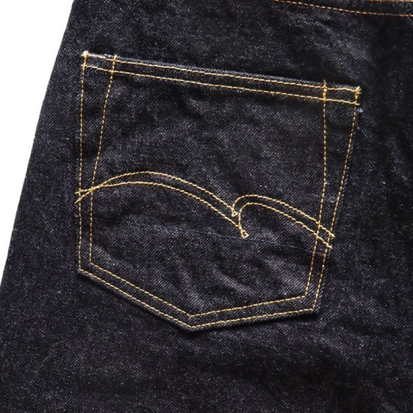 画像19: STUDIO D'ARTISAN ステュディオダルチザン SD-102CB 15oz loose straight denimpants　with cinch back シンチバック付き ルーズストレート 旧式力織機使用 職人こだわりのザラツキとムラ感 経年変化を楽しめる ジーパン made in japan 国産ジーンズ 5pocket 5ポケット (19)