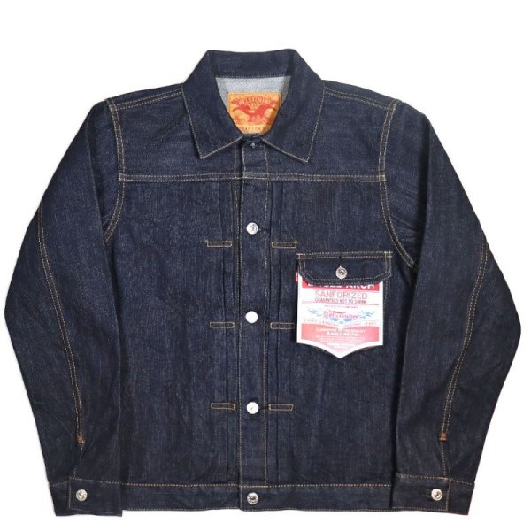 画像2: DELUXEWARE デラックスウエア DX4015  FIRST MODEL JACKET　人気定番 15oz 1stモデル　ファーストモデル　ヴィンテージスタイル　Rogue Denim ローグデニム デニムジャケット Gジャン ジージャン (2)