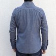 画像3: DALEE'S&CO ダリーズアンドコー Surgical Denim 20s SURGICAL DENIM サージカルデニムシャツ 肌触りの良い インディゴパナマ生地 の レイルロードシャツ トップス 長袖シャツ (3)