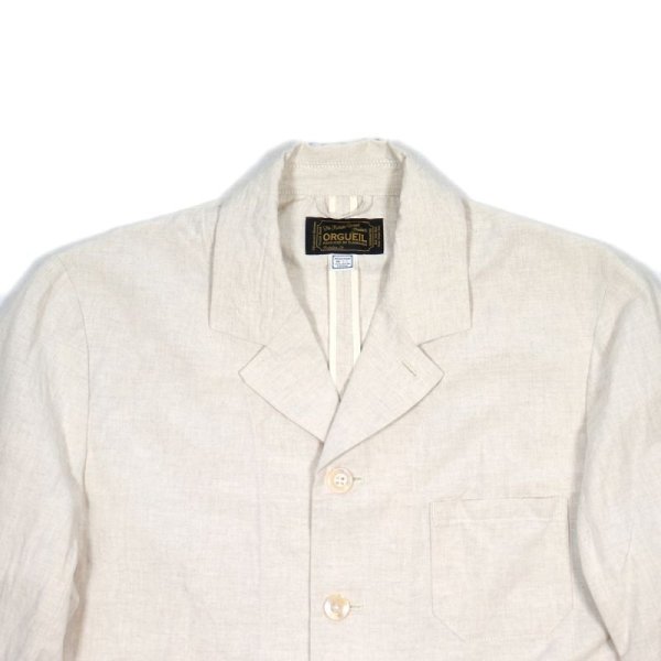 画像5: ORGUEIL オルゲイユ OR-4269 French Work Jacket 薄手で 着心地の良い生地の フレンチワークジャケット コットン１００％ 春夏ジャケット アウター 上着 コート ワークジャケット ステュディオダルチザン (5)