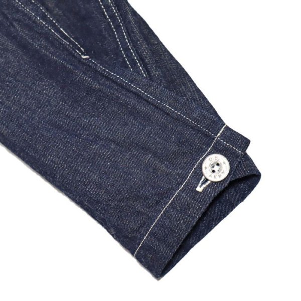 画像12: BUZZ RICKSONS バズリクソンズ BR15301 U.S. ARMY DENIM PULLOVER JACKET USアーミー デニム プルオーバー ジャケット コットン100％ ブルーデニム 使用 アウター ジャケット ワークスタイル ミリタリー (12)