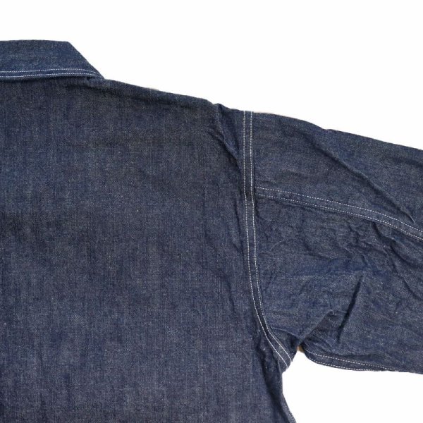 画像18: BUZZ RICKSONS バズリクソンズ BR15301 U.S. ARMY DENIM PULLOVER JACKET USアーミー デニム プルオーバー ジャケット コットン100％ ブルーデニム 使用 アウター ジャケット ワークスタイル ミリタリー (18)