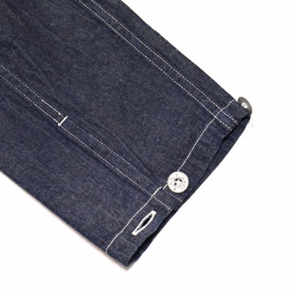 画像9: BUZZ RICKSONS バズリクソンズ BR15301 U.S. ARMY DENIM PULLOVER JACKET USアーミー デニム プルオーバー ジャケット コットン100％ ブルーデニム 使用 アウター ジャケット ワークスタイル ミリタリー (9)