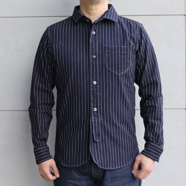 画像2: DALEE'S&CO ダリーズアンドコー Calico.D 30s Calico shirt ダリーズ を 代表するシャツモデル ドレス & ワーク の キャラコシャツ スタイリッシュかつ独創的なデザイン で 毎シーズン人気の キャラコシャツ トップス 長袖シャツ (2)