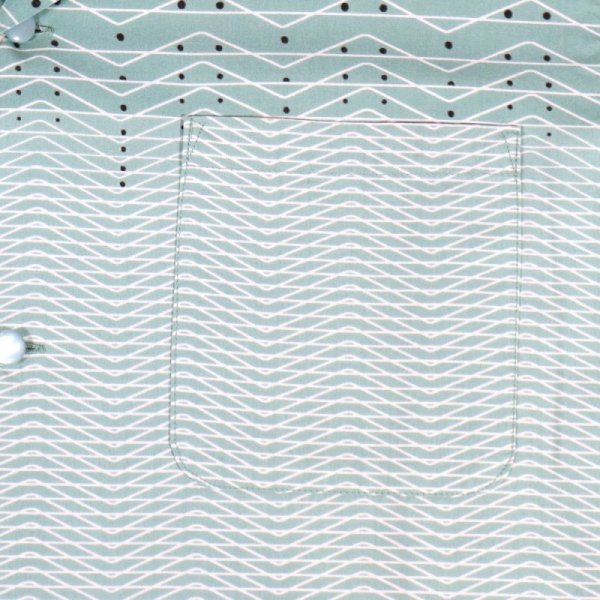 画像8: STAR OF HOLLYWOOD スターオブハリウッド SH39088 TYPEWRITER COTTON OPEN SHIRT “ZIG ZAG” タイプライター コットン オープン シャツ ジグザグ柄 プリント デザイン 半袖シャツ 東洋エンタープライズ サンサーフ (8)