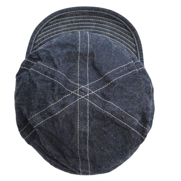 画像6: BUZZ RICKSON'S バズリクソンズ BR02308 HAT, WORKING, DENIM (MOD.) ARMY DENIM CAP アーミーデニムキャップ ミリタリー カットオフ デニムワーク キャップ グッズ 帽子 (6)