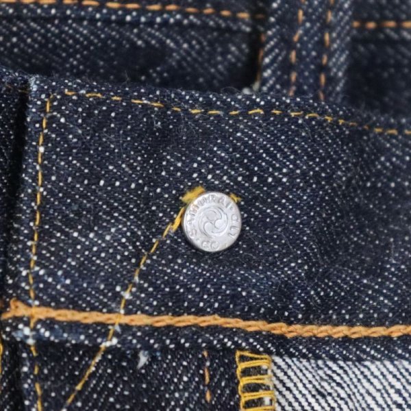 画像10: SAMURAI JEANS サムライジーンズ S710XX19OZll 19oz 極 細身ストレートモデル ワンウォッシュ済み　19oz刀耳セルビッチ 半月 専用革パッチ ヘビーオンス　デニム デニムパンツ　ジーパン 国産 日本製 (10)