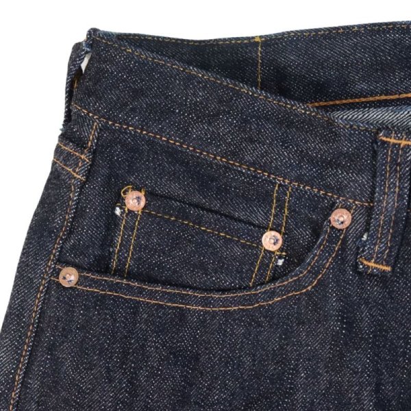 画像11: SAMURAI JEANS サムライジーンズ S710XX19OZll 19oz 極 細身ストレートモデル ワンウォッシュ済み　19oz刀耳セルビッチ 半月 専用革パッチ ヘビーオンス　デニム デニムパンツ　ジーパン 国産 日本製 (11)