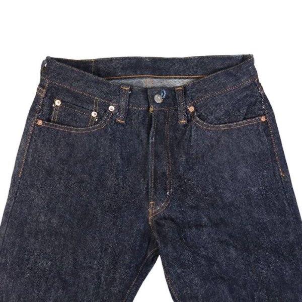 画像6: SAMURAI JEANS サムライジーンズ S710XX19OZll 19oz 極 細身ストレートモデル ワンウォッシュ済み　19oz刀耳セルビッチ 半月 専用革パッチ ヘビーオンス　デニム デニムパンツ　ジーパン 国産 日本製 (6)