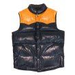 画像4: DELUXEWARE デラックスウエア D-24 HORSE DOWN VEST ホースハイドとグースダウンのアウターベスト ヨーロッパ産 馬革 本革 クロムレザー クラシカル ベスト  ダウンベスト (4)