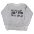 画像3: BUZZ RICKSON'S バズリクソンズ BR69193 30th ANNIVERSARY MODEL HORIZONTAL KNITTING HEAVY WEIGHT SWEAT SHIRTS 30周年記念 プリント ホリゾンタルスウェット USF-USN OFFICIAL SPPILIER ミリタリー フライトジャケット コントラクター 裏起毛 トレーナー ヘビースウェット (3)