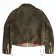 画像14: Y'2LEATHER ワイツーレザー  LADY'S LR-01 STEER SUEDE FRINGE JACKET レディース ステアスエード フリンジ ジャケット ウエスタン 革紐 クレセントポケット スマイルポケット 本革 牛革 革ジャン レザージャケット (14)