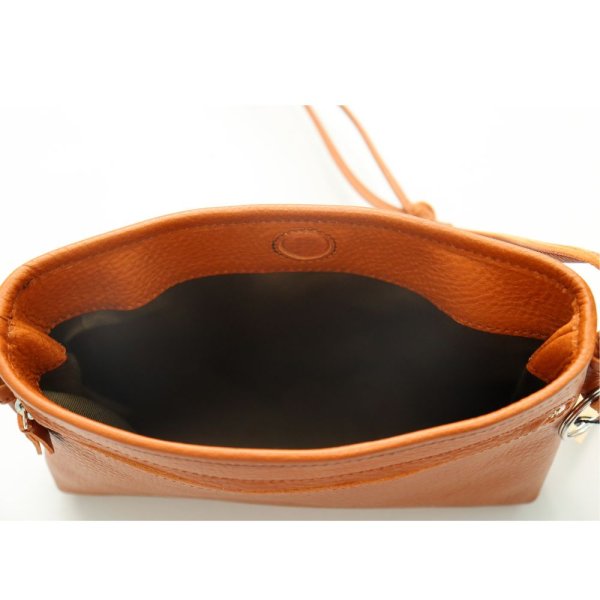 画像9: ART BROWN アートブラウン KNC00065AB Arizona Leather satchel bag アリゾナレザー サコッシュバッグ　マグネット バケッタ製法 牛革 カウハイド  バッグ ショルダーバッグ 鞄 (9)