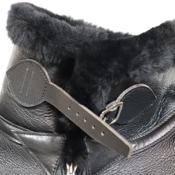 画像6: Y'2 LEATHER ワイツーレザー B-6 COLOMER MOUTON SKIN Type B-6 フライトジャケット ミリタリージャケット  レザー ムートン  本革 コロメール社 コロメールムートン (6)