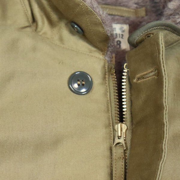 画像8: BUZZ RICKSON'S バズリクソンズ BR15345 Type N-1 Khaki “NAVY DEPARTMENT DEMOTEX-ED” N -1カーキ デッキジャケット ジャングルクロス アルパカモヘア　　ミリタリージャケット US.NAVY ネイビー ジャケット 防寒 (8)