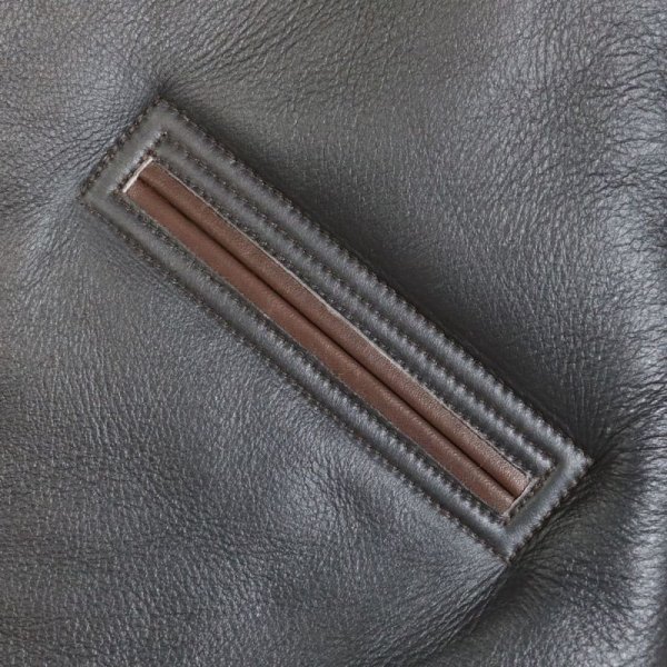 画像24: Y'2 LEATHER ワイツーレザー B-6 COLOMER MOUTON SKIN Type B-6 フライトジャケット ミリタリージャケット  レザー ムートン  本革 コロメール社 コロメールムートン (24)