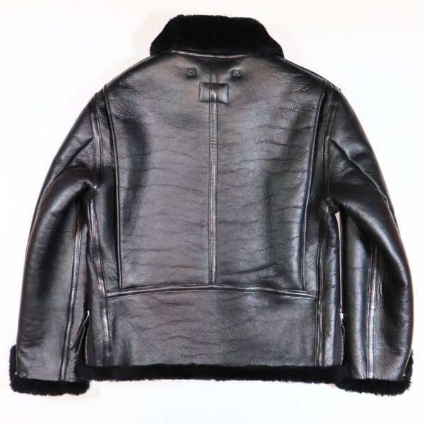 画像14: Y'2 LEATHER ワイツーレザー B-6 COLOMER MOUTON SKIN Type B-6 フライトジャケット ミリタリージャケット  レザー ムートン  本革 コロメール社 コロメールムートン (14)