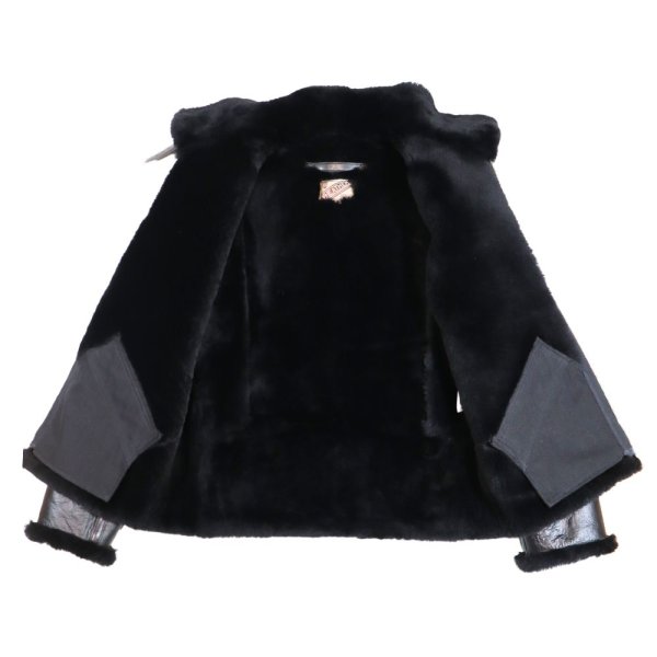 画像11: Y'2 LEATHER ワイツーレザー B-6 COLOMER MOUTON SKIN Type B-6 フライトジャケット ミリタリージャケット  レザー ムートン  本革 コロメール社 コロメールムートン (11)